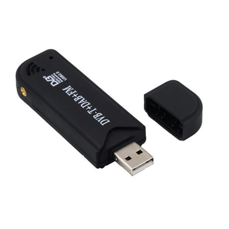 Universial цифровой USB2.0 HD ТВ FM + DAB DVB-T RTL2832U + FC0012 Поддержка SDR-тюнер приемник Придерживайтесь A09
