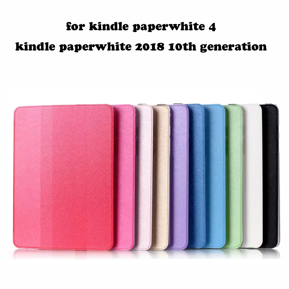 Чехол для Amazon Kindle Paperwhite 4 2018 Ультратонкий чехол книжка из искусственной