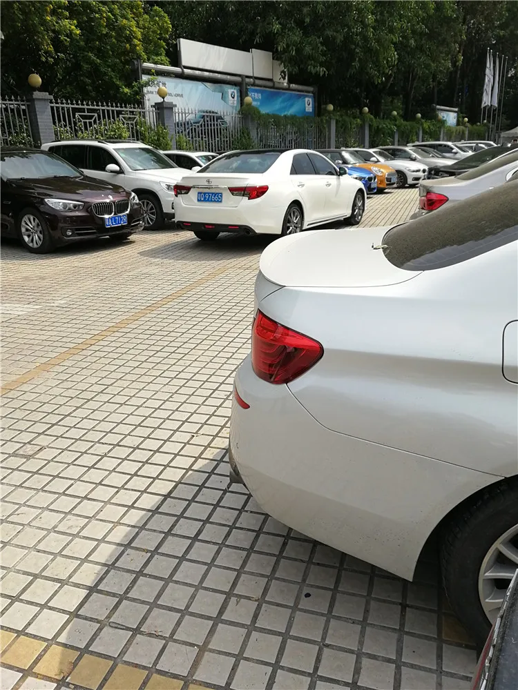 Спойлер для BMW F10 F18 M5 520 525 528 535 2012 2015 спортивный ABS Материал заднее крыло автомобиля