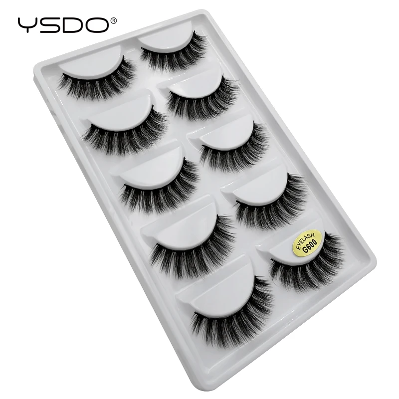 Mink False Eyelashes 3D Dramatic Natural Hair Lashes
