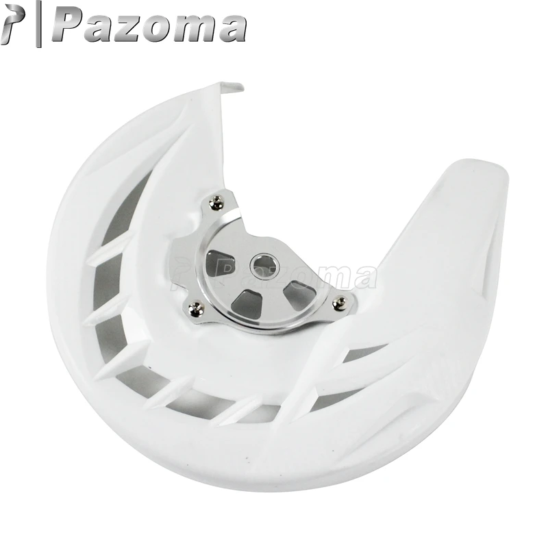 Pazoma Motorcycle White Front Brake Disc Guard Protection Cover for Kawasaki 10-16 KLX125 09-13 KLX150S 08-16 KLX250 |