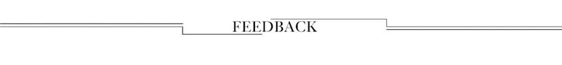 Feedback