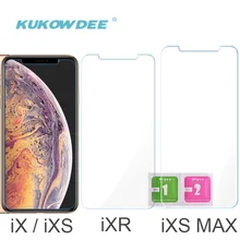 10 шт. 2.5D 9 H Защитная пленка для экрана закаленное стекло для iPhone X XS Max XR стеклянная листовая пленка для iPhone 7 7plus 6s 5s 4S пленка для экрана