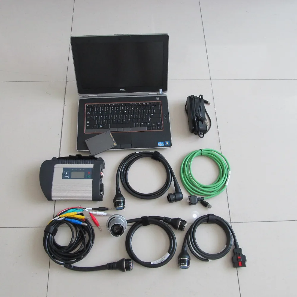 

2019.03 new released mb star diagnosis special function version software hdd ssd for mb star c4 with laptop E6420 ready to work