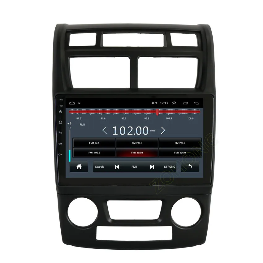 Excellent 2.5D 9 inch Android 8.1 Car DVD Player for KIA Sportage 2006 2007 2008 2009 2010 2011 CAR GPS Radio Navigation BT WIFI Map 4