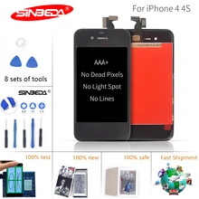 Sinbeda AAA+ 5pcs/lot LCD for iPhone4 4s Touch Screen Glass Digitizer LCD Display Replacement Assembly Pantalla for iPhone 4 4s Sinbeda AAA+ 5pcs/lot LCD for iPhone4 4s Touch Screen Glass Digitizer LCD Display Replacement Assembly Pantalla for iPhone 4 4s