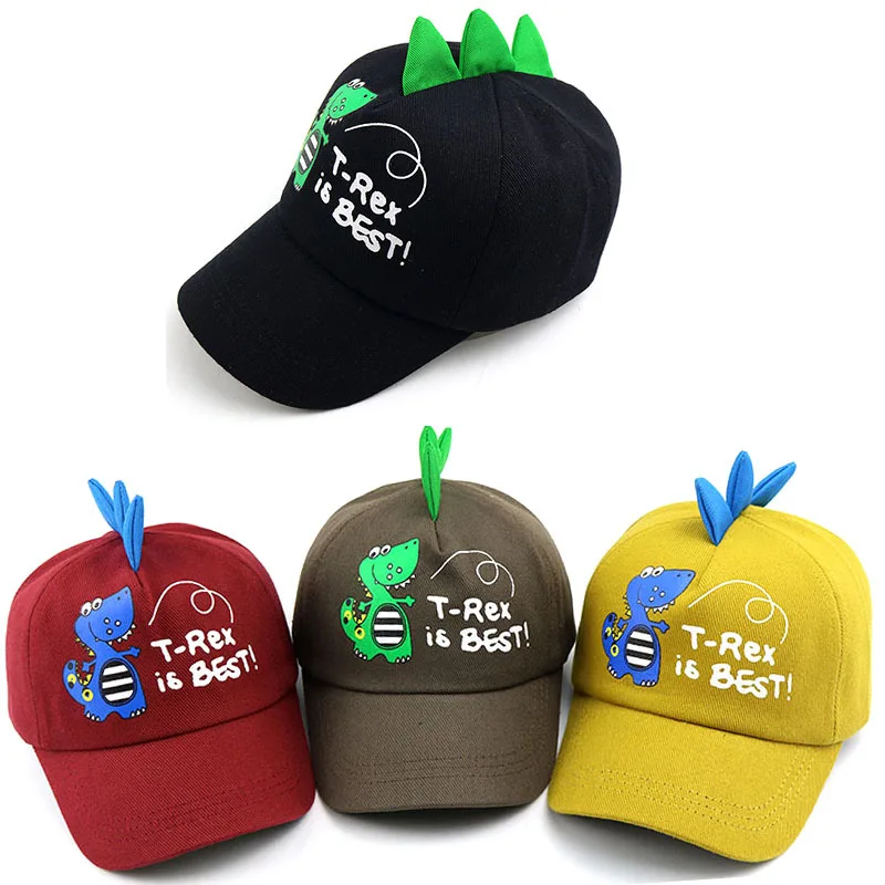 

Baby hat New twill cotton small dinosaur style hat cartoon children boy girl baseball cap kids snapback beanies summer sun hat