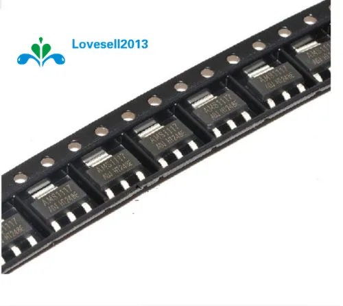 

10Pcs AMS1117 ADJ AMS1117 LM1117 1A SOT-223 Voltage Regulator
