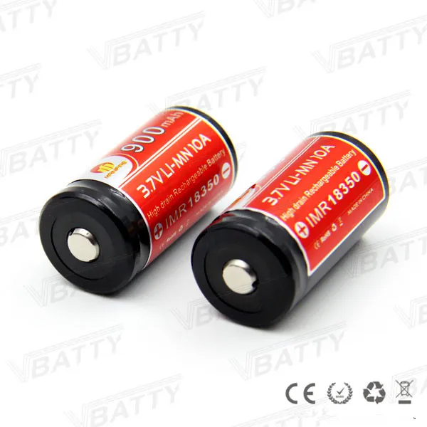 900mah 18350 3.7V 5