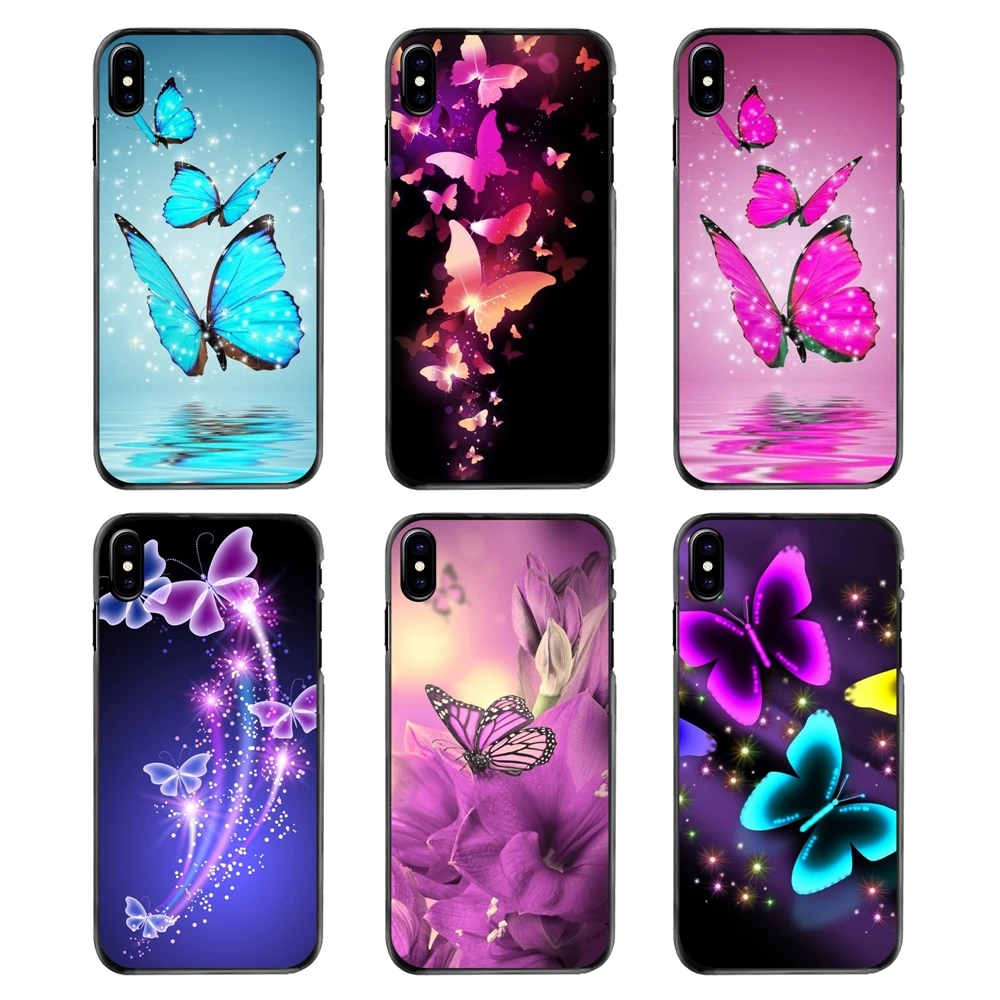 Butterfly Wallpaper Background For Huawei P7 P8 P9 P10 Lite Plus 17 16 Honor 5c 6 4x 5x Mate 8 7 9 Plastic Black Cover Case Fitted Cases Aliexpress
