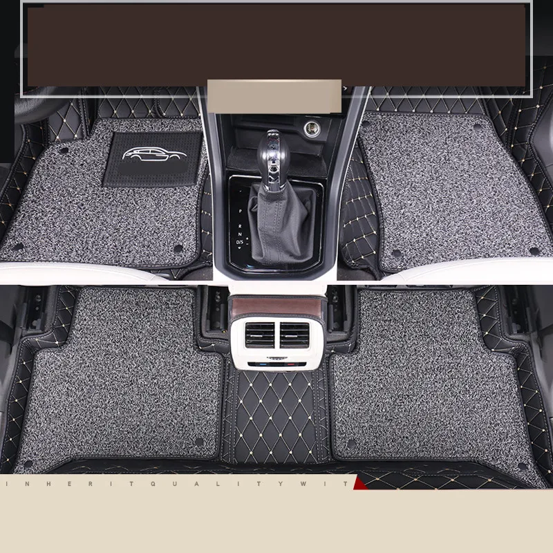 Однослойный строительный напольный коврик для Volkswagen Touran L 5 /7 мест 2016 17 2018 AB320 |