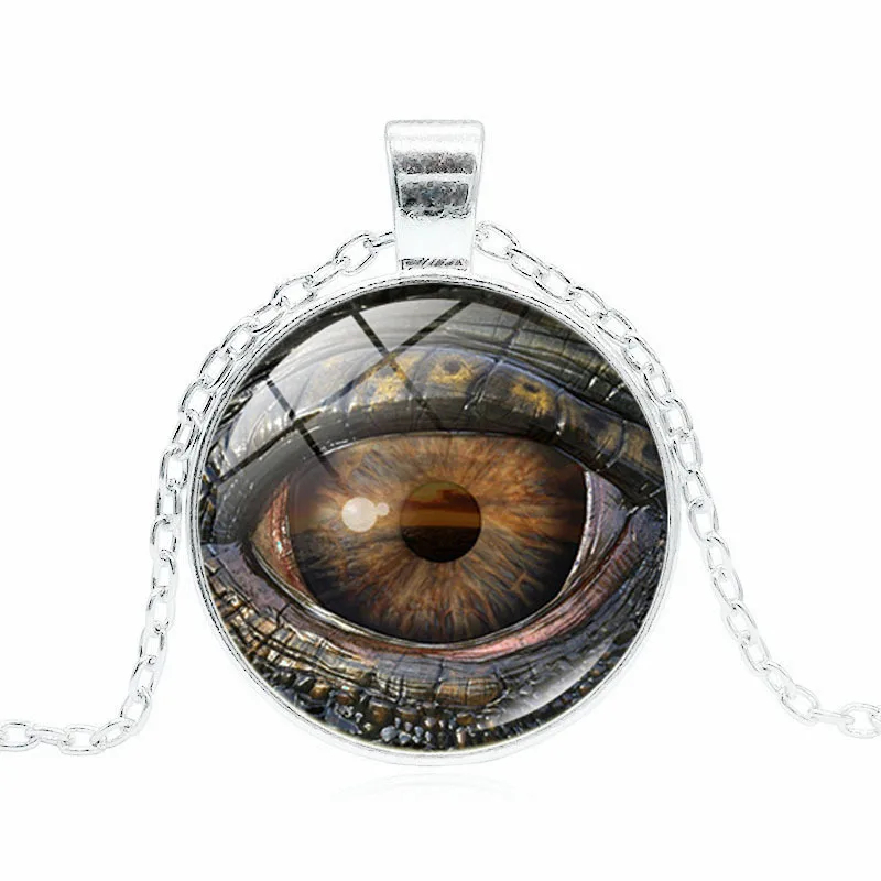 Новый Мода Дракон глаз кулон личности глаза Jewelry Стекло купол ожерелья для Для