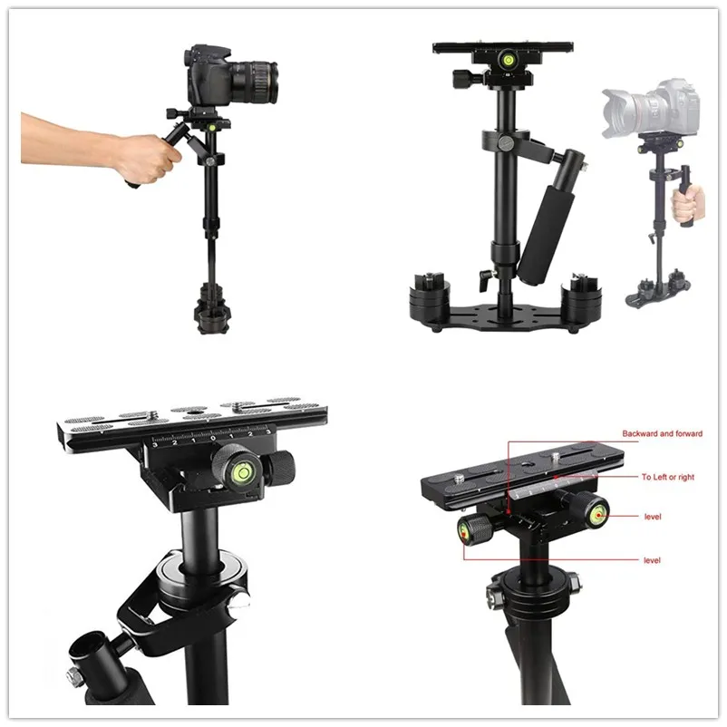 1pc Smooth Handheld Gimbal Stabilizer Camera Mount With Gradienter For