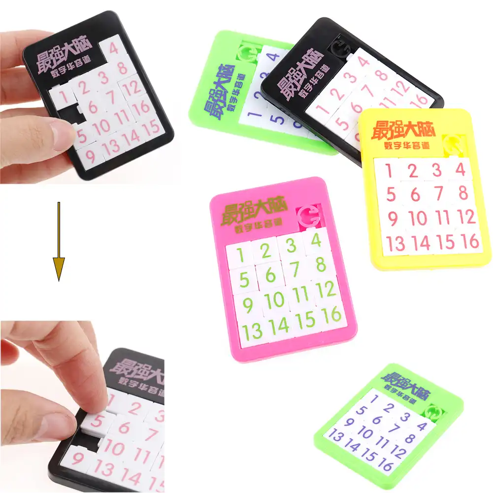 5 7センチメートル1個3dスライドパズルジグソーパズルゲームおもちゃギフトプラスチック建物番号アルファベット学習子供の教育玩具パズル Puzzles Aliexpress