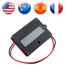 12 В 24 В 36 В 48 В ЖК-дисплей цифровой индикатор Батарея монитор Мощность вольтметр свинцово-кислотная Батарея ёмкость тестер литиевая батарея