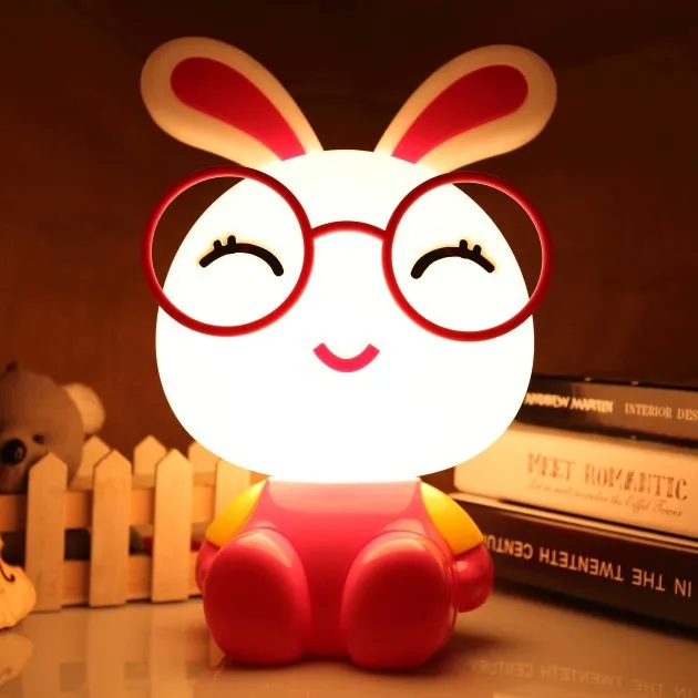 The Creative Products Of Cartoon Animal Night Light Home Furnishing Bedroom Bedside Lamp Lamp Baby Valentine's Day Gift