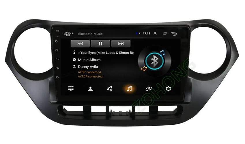 Flash Deal 2.5D 9 inch Android 8.1 car dvd Multimedia player GPS for Hyundai I10 Auto navigation Radio Stereo recorder BT WIFI map 19