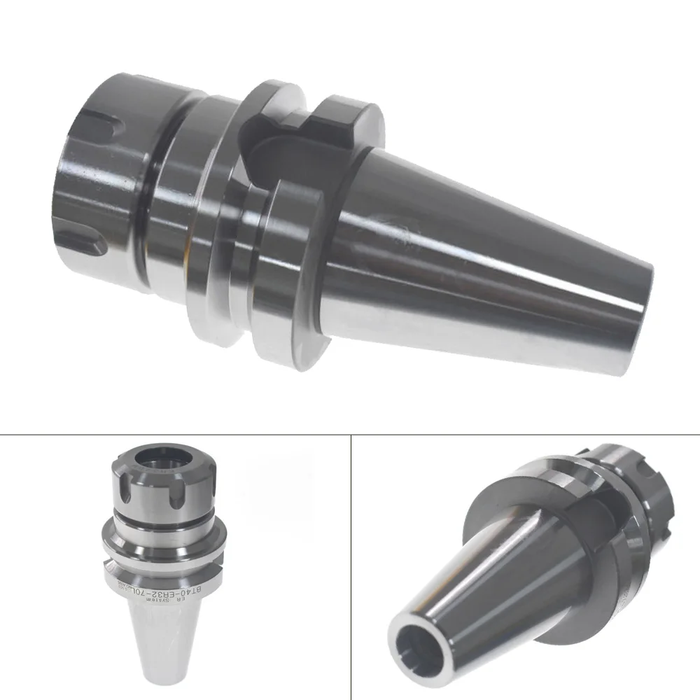 

New Shank Holder Collet Chuck Sliver Tool Holder For CNC Milling Part BT40 ER32 70mm Accessories