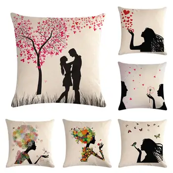 

Plain color - beauty HomerDecor Cushion Cover Throw Pillowcase Pillow Covers 45 * 45cm Sofa Seat Cushion Decorative