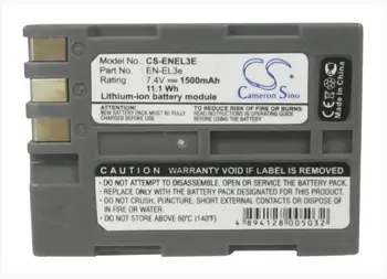 

Cameron Sino 1500mAh battery for NIKON D100 D200 D300 D300S D50 D70 D700 D70s D80 D90 EN-EL3e
