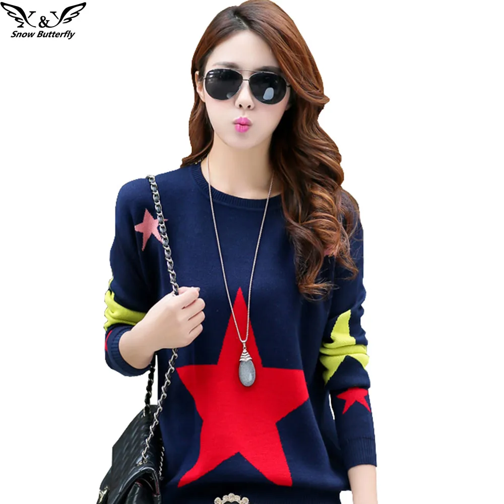 2019 высококачественный зимний женский свитер пуловер вязаный Топ для женщин