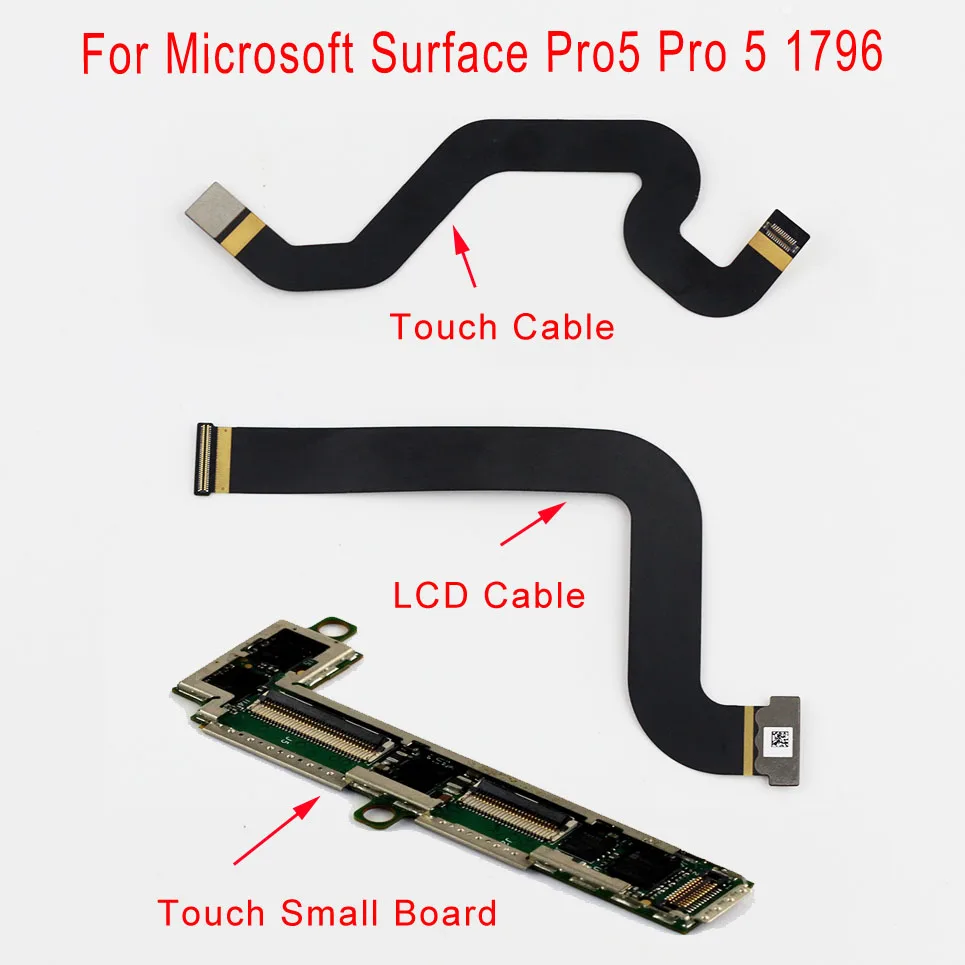 Cavo Di Ricambio Starde Per Microsoft Surface Pro5 Pro 5 1796 Pro 6 1807 Touch Lcd Flex Cable Connectors Piccola Scheda Controller