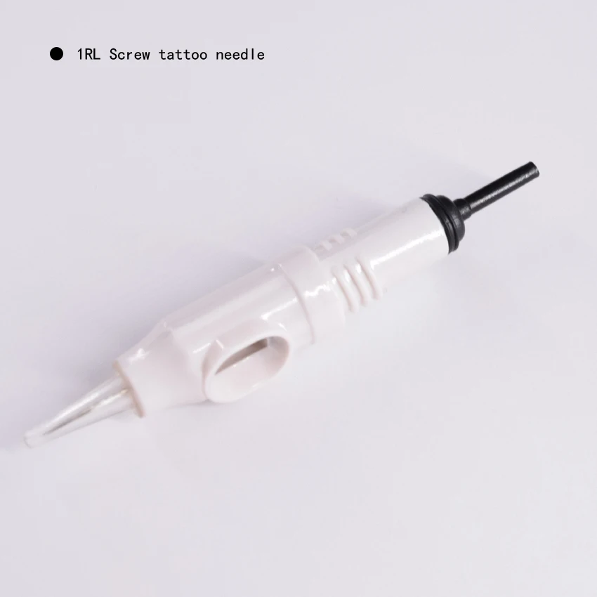 

Tattoo Needle Screw 1RL 10pcs Sterilized Permanent Makeup Pen Machine Needles Tips Supply for Eyebrow lip Microblading Supplies