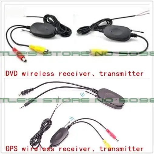 2 4Ghz Wireless Transmitter Receiver for Reverse Camera Video font b Car b font Backup Rearview