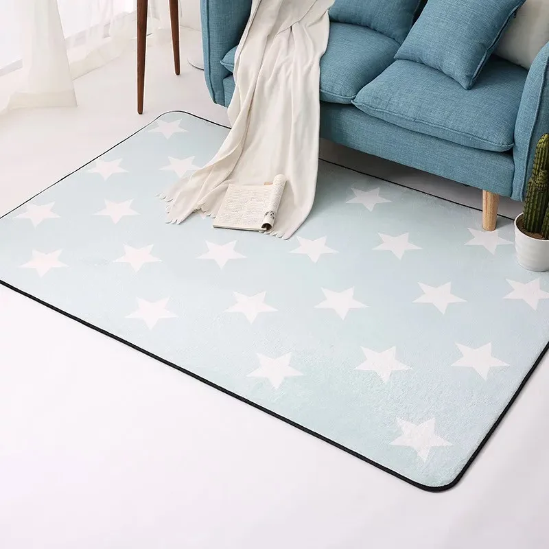 Звездный дизайн, ковер с принтом, противоскользящий напольный коврик, коврик для ванной, мягкие детские игровые ковры для гостиной, спальни, ковер