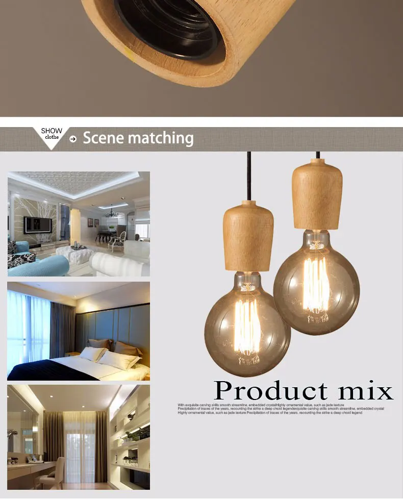 pendant wood