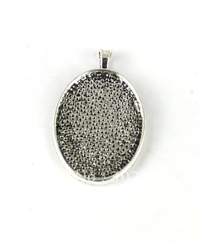 

FREE SHIPPING 30PCS Tibetan Silver Color Cabochon Settings Charm A13348