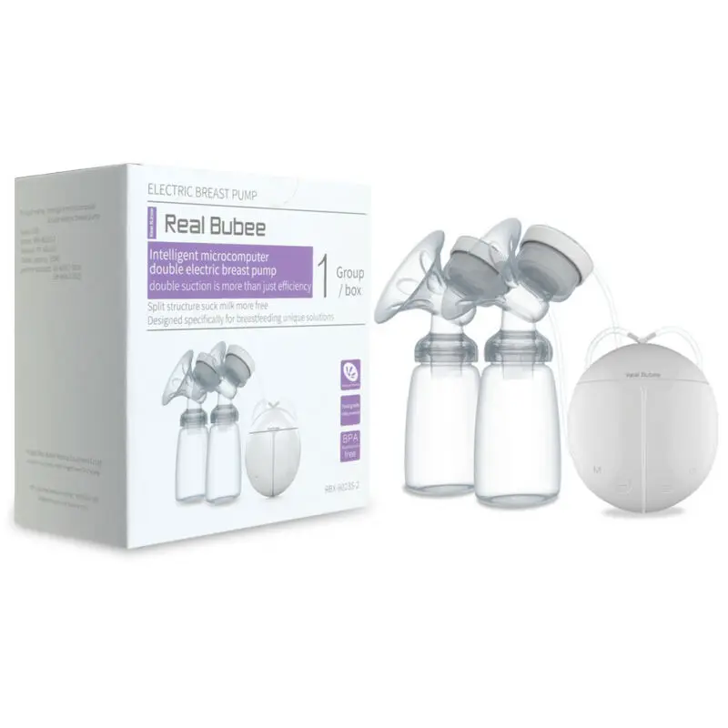 

Electric Double Breast Pump Automatic Nipple Suction Pump Breastpump AU