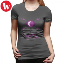 Ночная Вейл футболка Untitled футболка хлопковая фиолетовая женская футболка с принтом и круглым вырезом большая уличная одежда Kawaii женская футболка