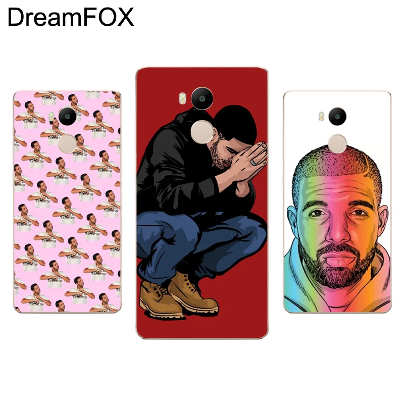 DREAMFOX L387 Drake Soft TPU Silicone Case Cover For Xiaomi Redmi Note 3 4 4X 5 5A 6 7 Pro Global |