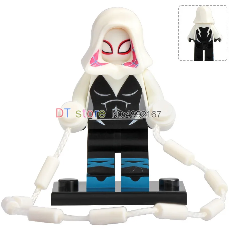 

20pcs Marvel Spiderman Spider Man Far From Home Movie Ham Gwen Spider Spiderman Avengers Building Blocks Toys Children WM6052