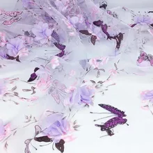 African Lace Fabric,Lace Fabric,1Yard,Wide140cm,Floral Organza Fabric,Organza Print Embroidered Fabric,Chiffon Butterfly Cloth African Lace Fabric,Lace Fabric,1Yard,Wide140cm,Floral Organza Fabric,Organza Print Embroidered Fabric,Chiffon Butterfly Cloth