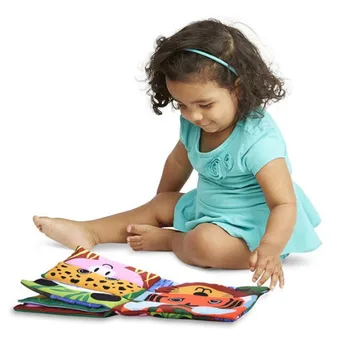 

Best Selling children's Cloth Book Baby Toy Cloth Development Books Learning Education Cloth Book 3~24 Months children's Books