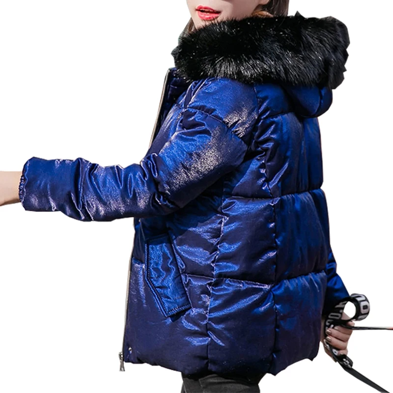 

Fur Collar Parka Down Cotton Jacket Winter Jacket Women Thick Snow Wear Coat Lady Clothing Female Jackets Parkas Plus Size 5XL