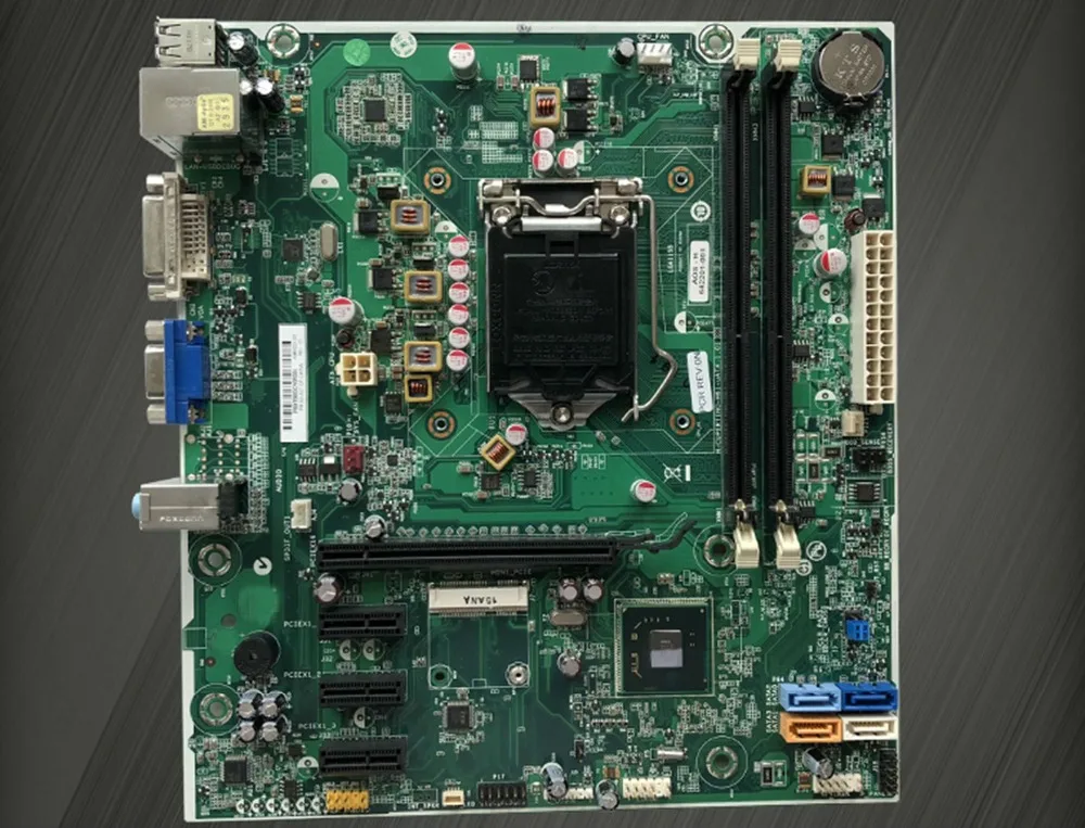 para hp Pavilion s5 p6 3400 mt Placa-mãe de Mesa H-cupertino2_h61_uatx:1.02 Lga1155 Mainboard 100 Testado Totalmente Trabalho 657002001