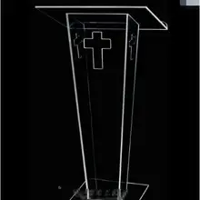 Логотип на заказ акриловая pulpit Современная и стильная акриловая церковная кафедра