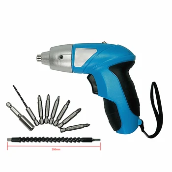 

Electric Screwdriver with LED Light with 8pcs heads 3.6V DC Rechargeable