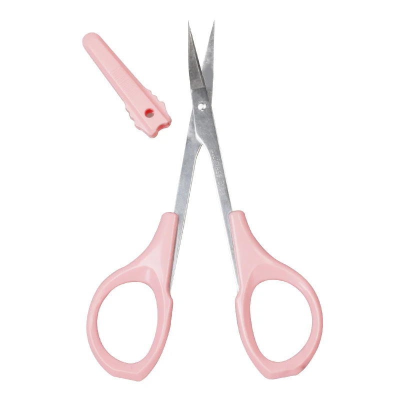 

1Pcs Professional Eyebrow Trimmer Eyelashes Shaping Cosmetic Trimmer Eyebrows Shaver Nose Hair Removal Scissors Make Up Tools