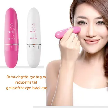 

Mini Portable Electric Eye Vibration Massage Pen Tighten lift Skin Improve Eye Edema Dullness Dark Circles Eyes Bags Massager