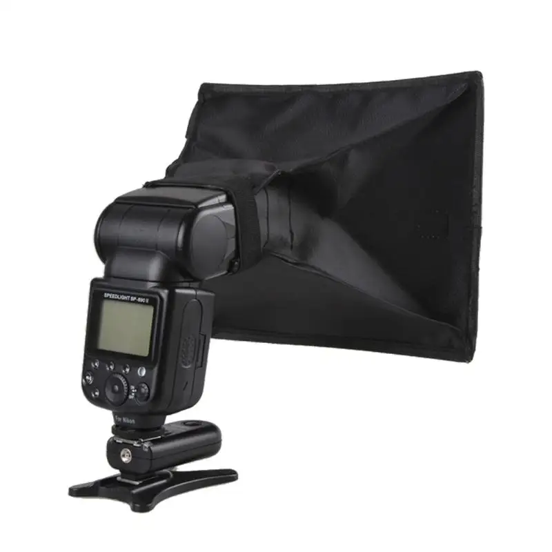 Flash Diffuser Reflector Softbox Professional Mini Photo Diffuser Round Square Soft Light Box for Canon Nikon Sony Camera flash diffuser camera softbox