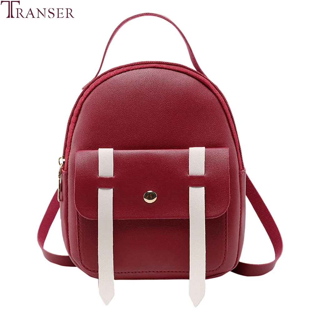 

Transer Women Backpack Mini Multi-Function Small Backpacks Female Ladies Shoulder Bag 2019 new Designer Fashion Women Bags Purse
