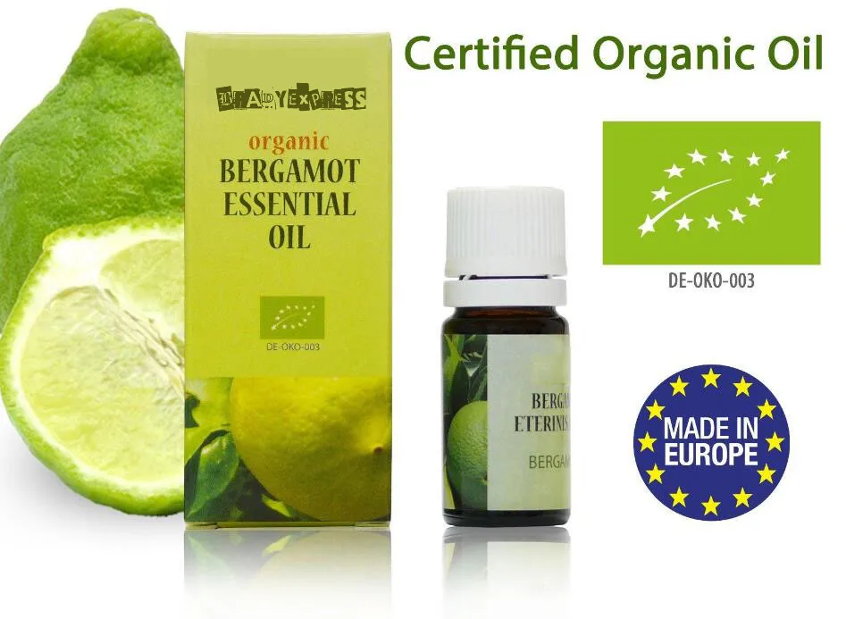 

Free Shipping 100% PURE ORGANIC BERGAMOT ESSENTIAL OIL SAFLORA 5ml | THERAPEUTIC & FOOD GRADE
