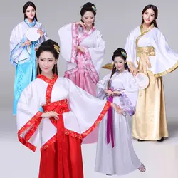 Костюм женщины Фея династии Тан Хан костюмы выполнять Танцы платья королевский concours Тан костюм Китайский этап платье
