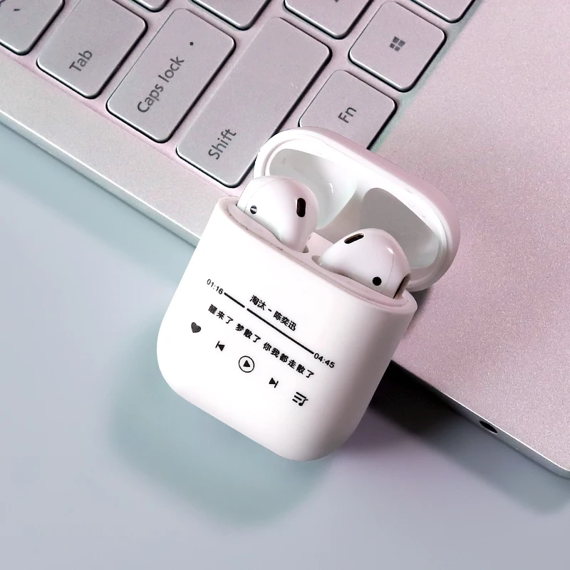 Silicone earphone sleeve For Airpods/i9S/i10/i10s/i10 max/i11/i12/i13 Tws Anti-fall protector Airpods case 1:1 Anti-slip sleeve