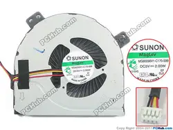SUNON MG60090V1-C170-S99 сервер ноутбук вентилятор DC5V 2.0 Вт 4-провод