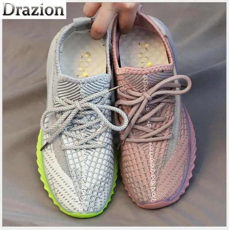 

New flying woven women's shoes wild explosions coconut shoes student sports tide shoes